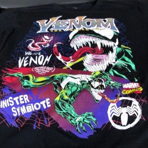 Men’s Large Black Venom T Marvel